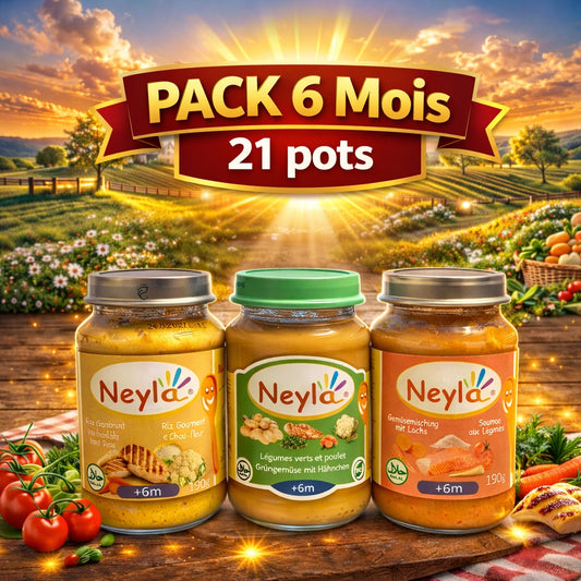 5- PACK 6 MOIS - 21pots