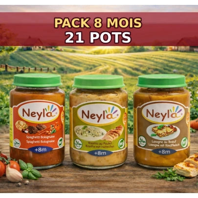 6- PACK 8 MOIS - 21pots