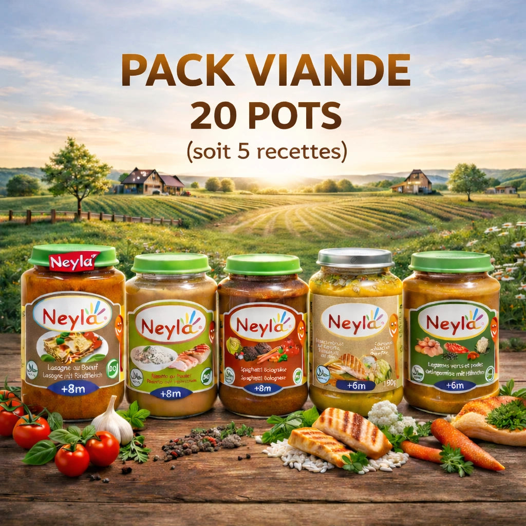 1- PACK BASIC VIANDE - 20 pots